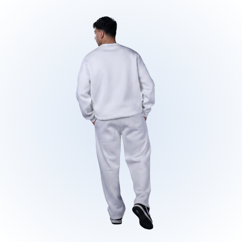 white over size suit