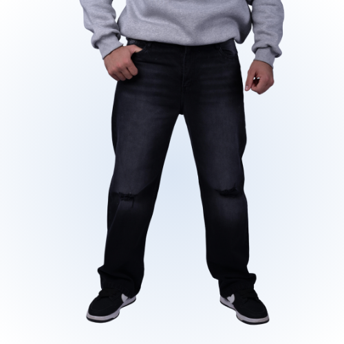 black Wide Leg Jeans